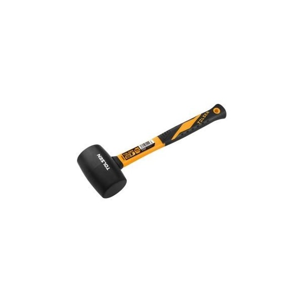 Tolsen Rubber Mallet 8oz Rubber Hammerhead, Fiberglass Handle 25033 - main